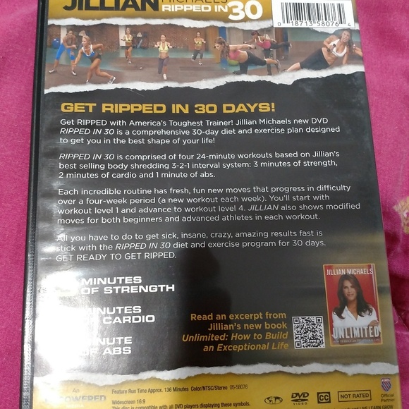 2 Jillian michaels 30 day shred & ripped in 30 DVD - Picture 4 of 4